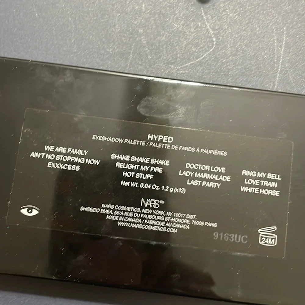Nars studio 54 hyped eyeshadow palette